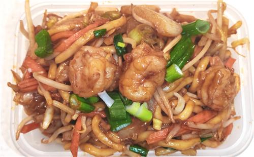 U23A_____________Fried Udon noodles with King P...